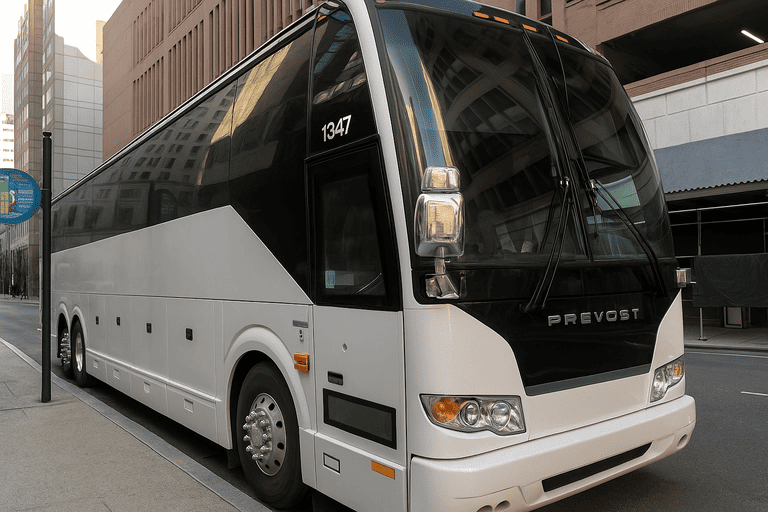 a Federal Way Coach Bus Service coach bus