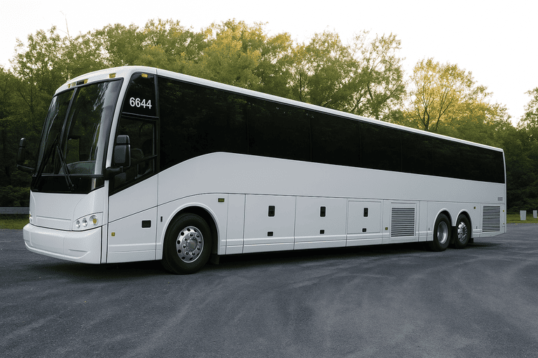 exterior of Federal Way Coach Bus Service coach bus