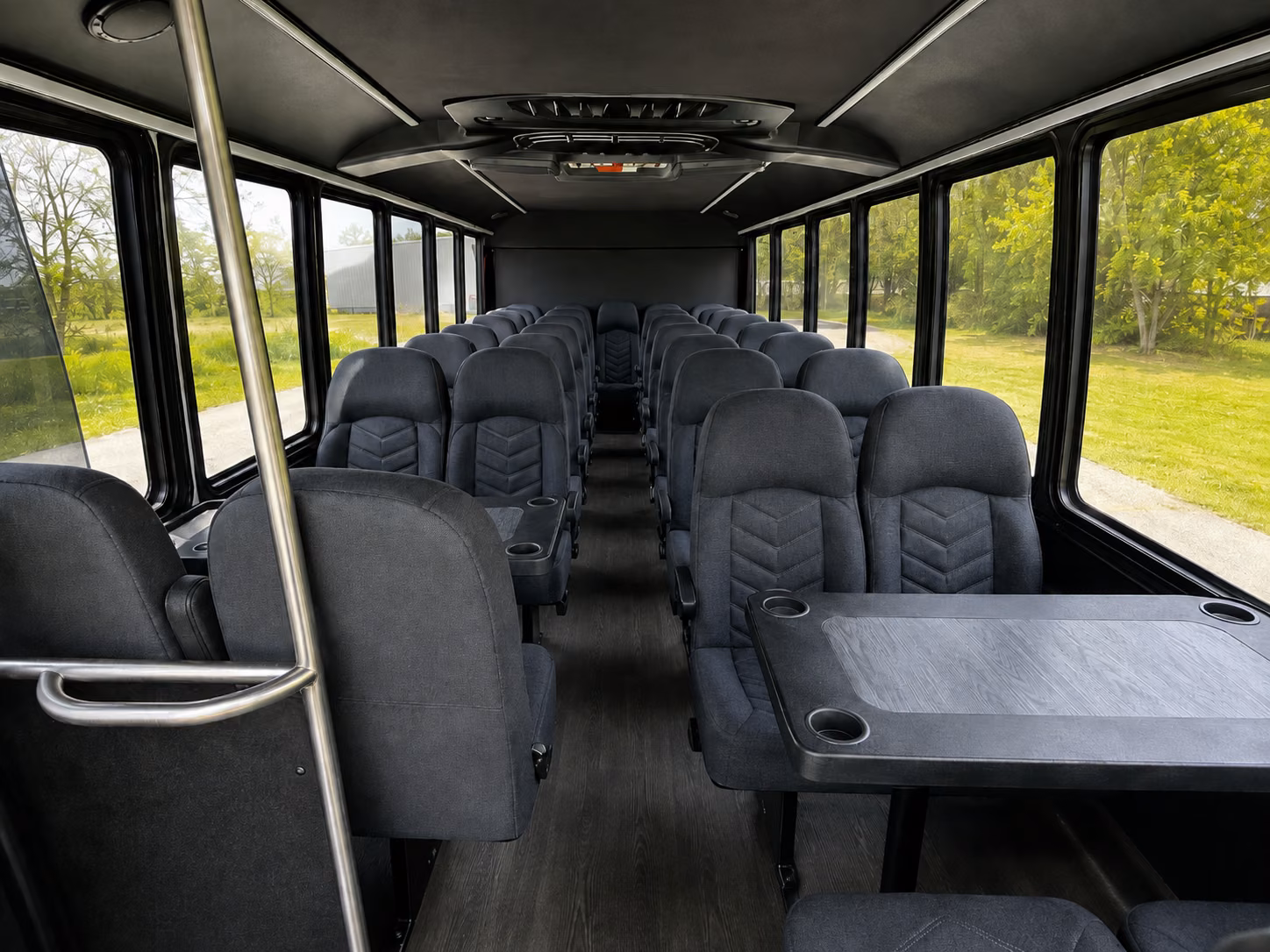 federal way 15 passenger minibus interior