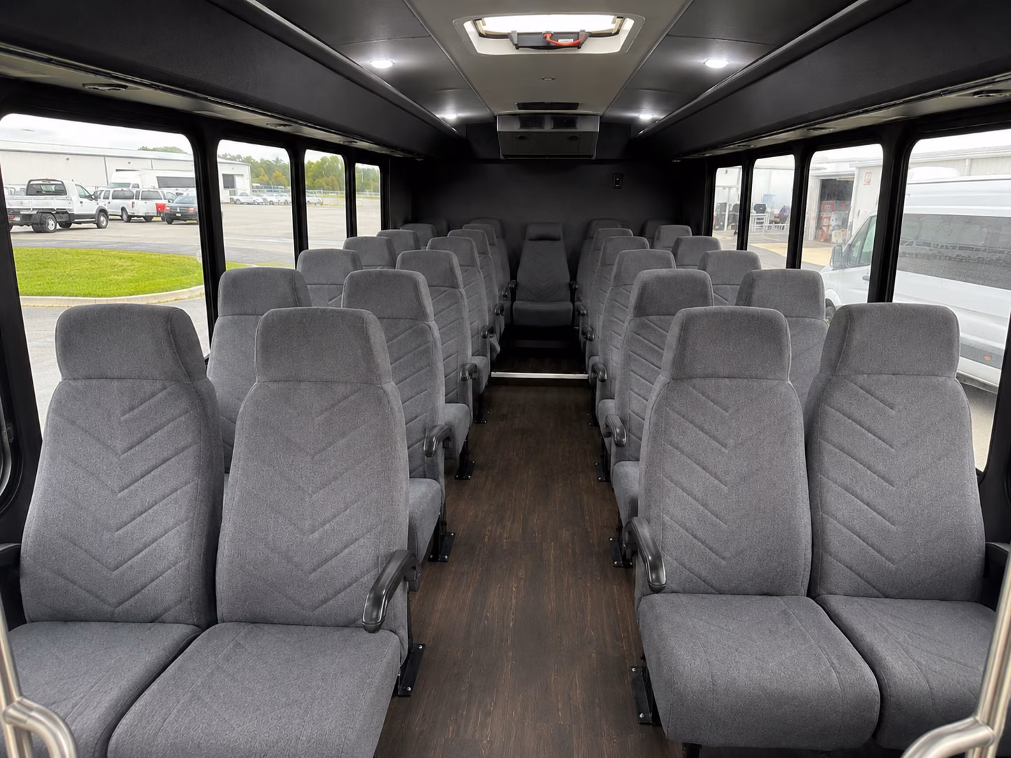 federal way 18 passenger minibus interior