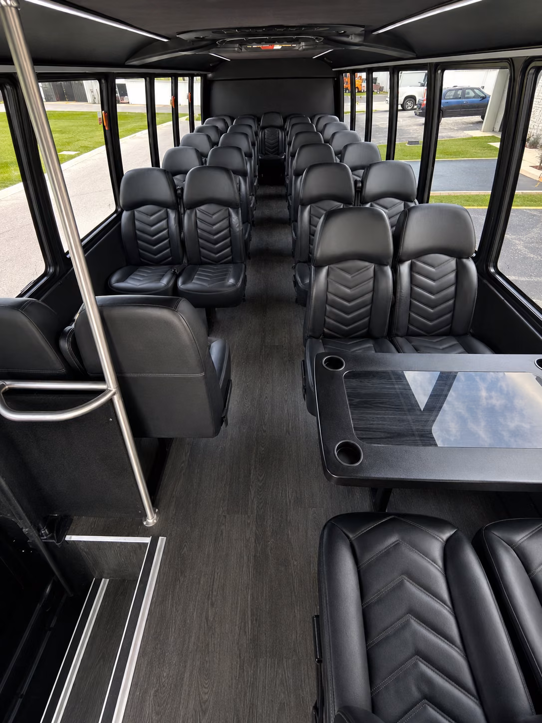 federal way 20 passenger minibus inside