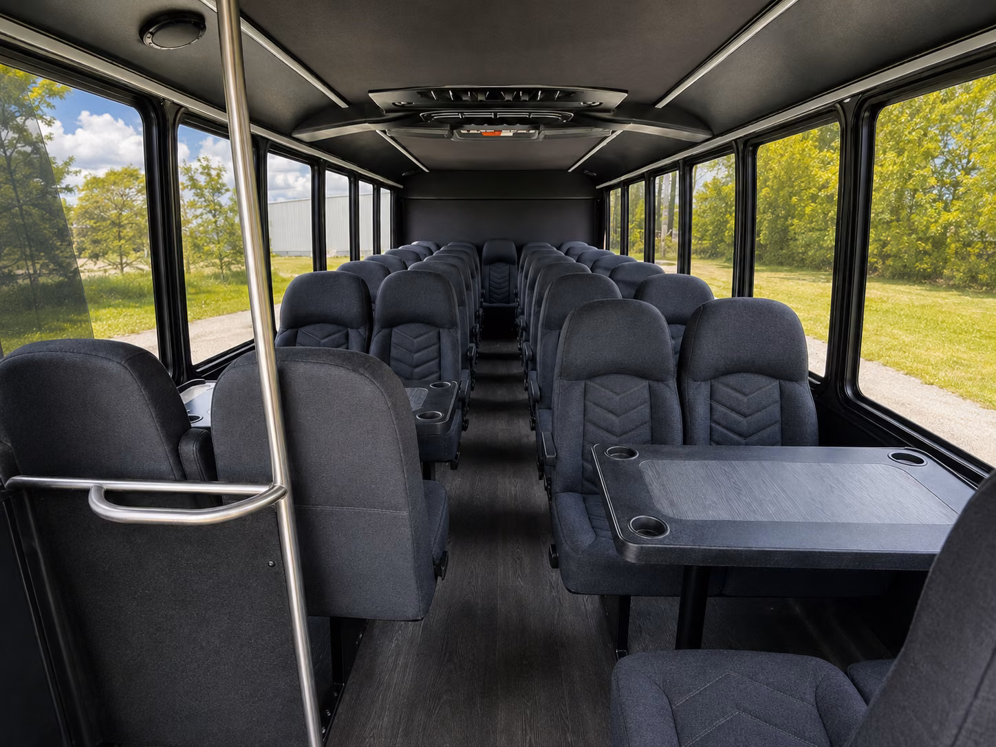 federal way 20 passenger minibus interior