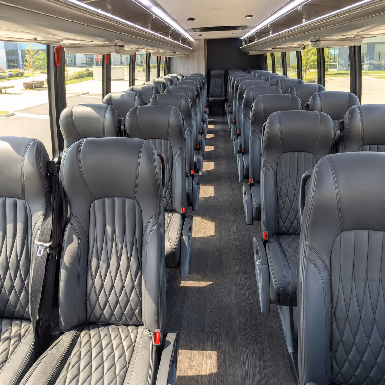 federal way 28 passenger minibus interior