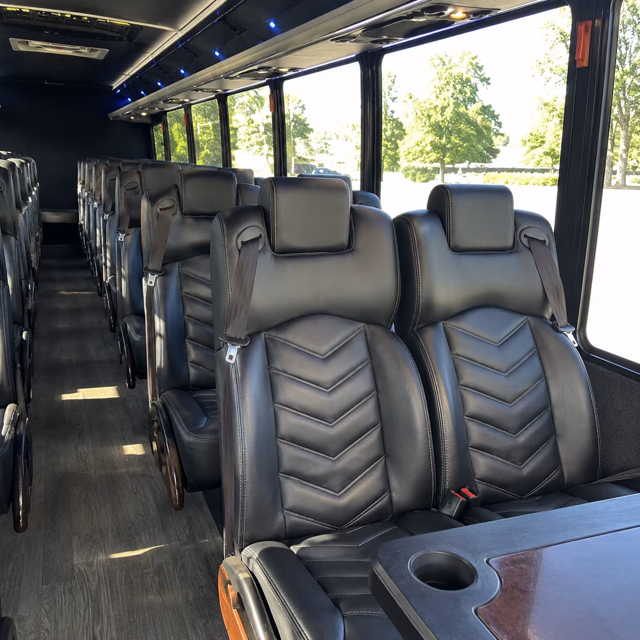 federal way 30 passenger minibus inside
