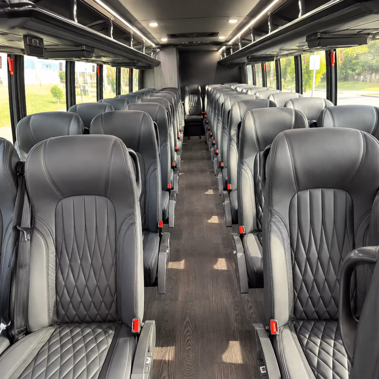federal way 30 passenger minibus interior