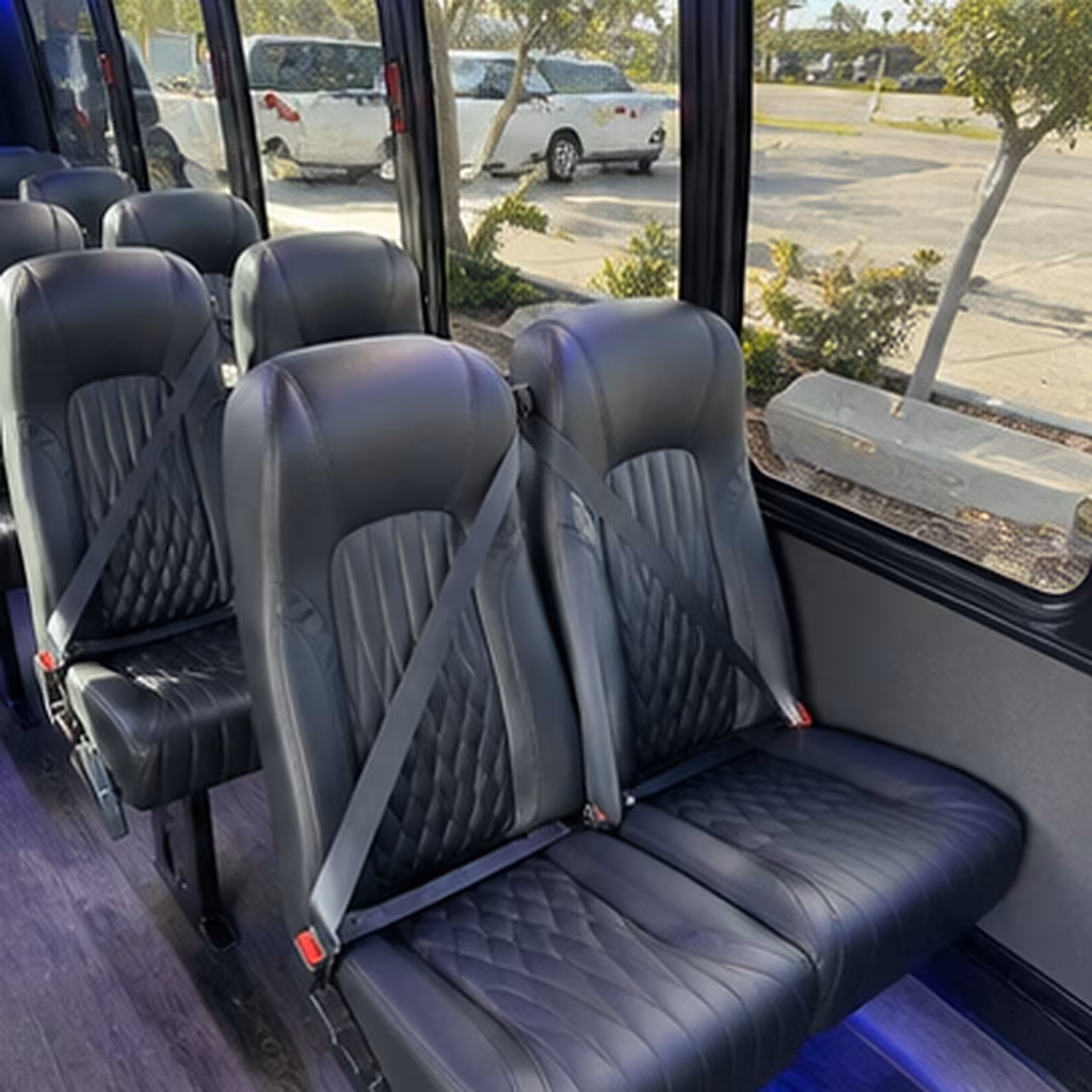 federal way 35 passenger minibus interior