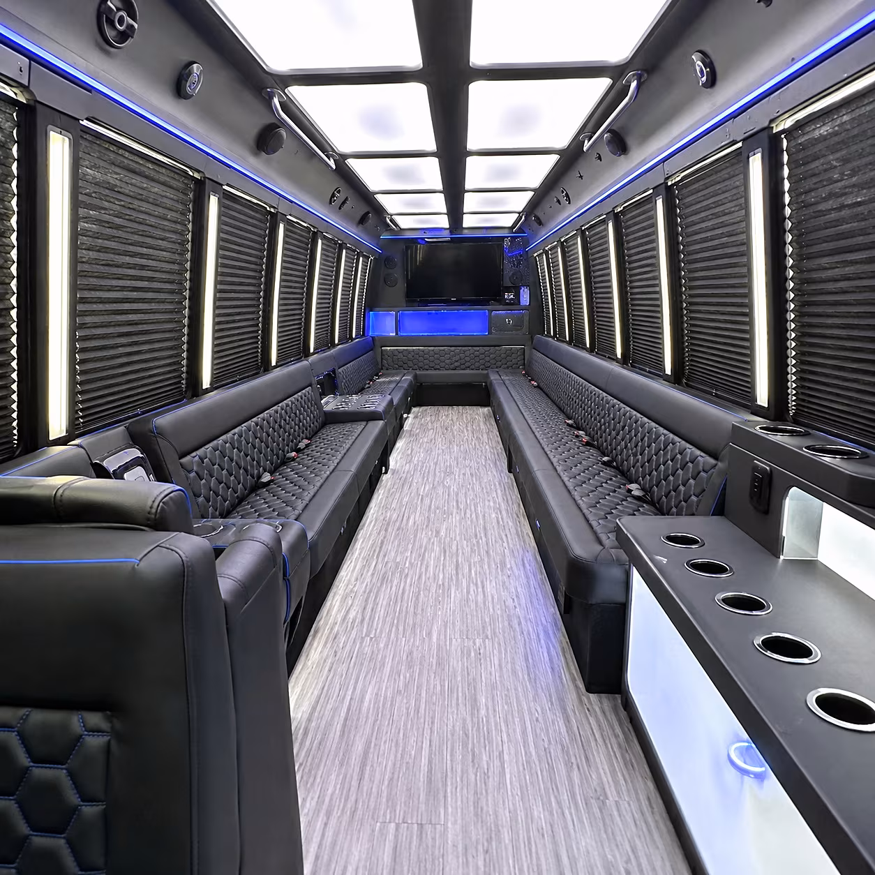 federal way party bus rentals inside