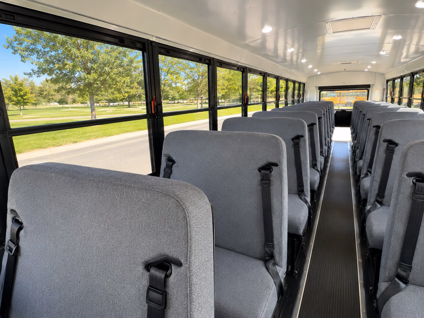 federal way school bus inside