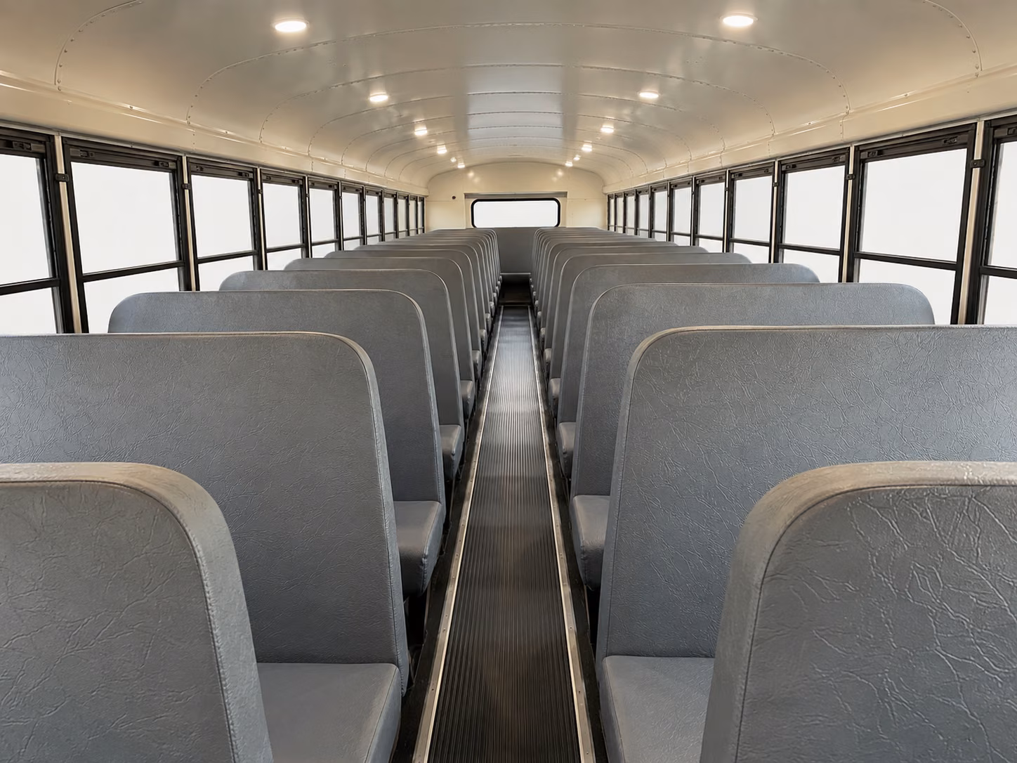 federal way school bus interior