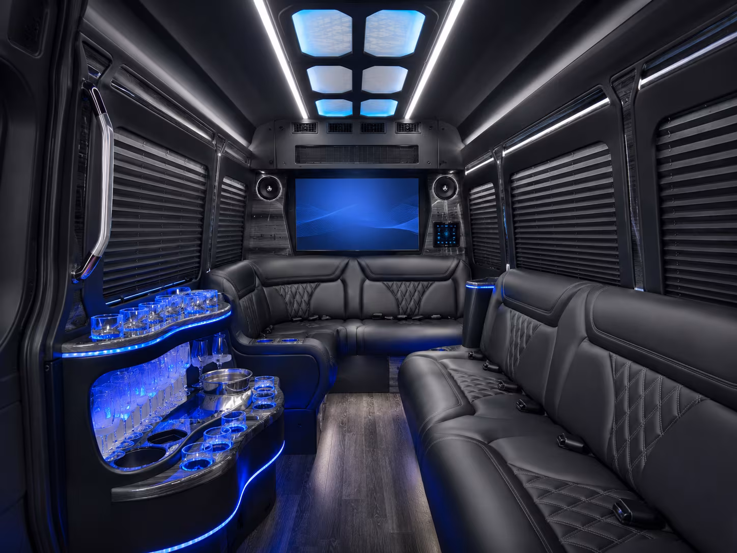 federal way sprinter limousine inside